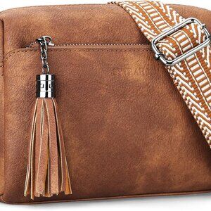 Crossbody Bags for Women, Triple Zip Crossbody Purses for Women Trendy, Cell Pho